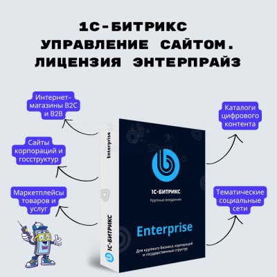 1С-Битрикс: Управление сайтом. Лицензия Энтерпрайз - купить в Сасыколях