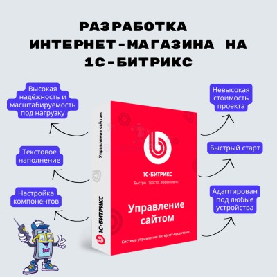 Разработка интернет-магазина на 1С-Битрикс - купить в Сасыколях